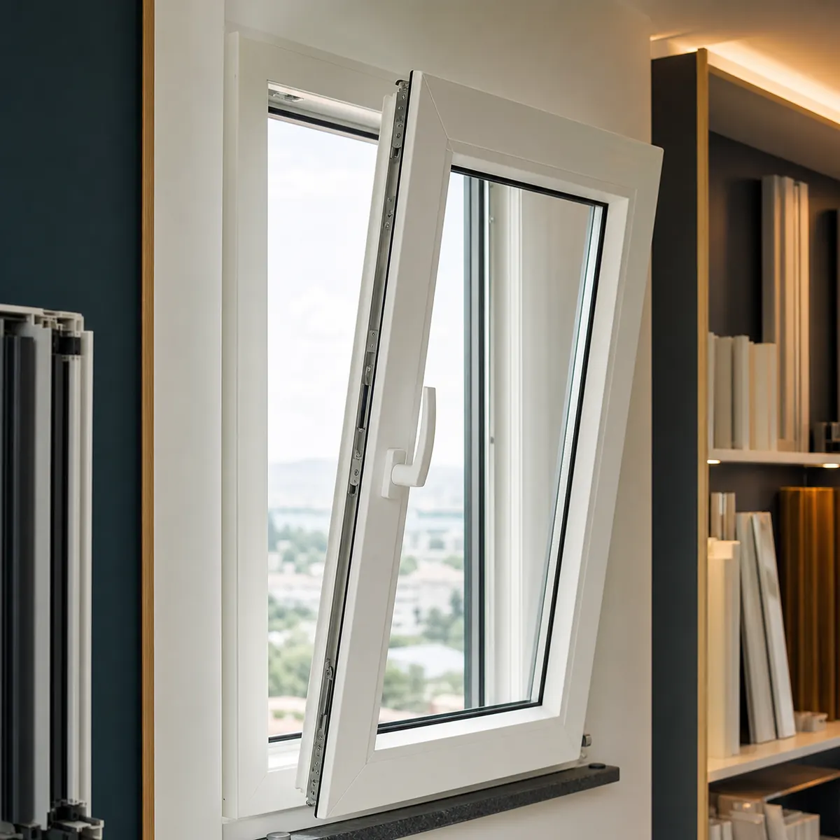 Çift Açılır PVC Pencere